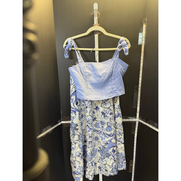 RACHEL ZOE Dresses & Skirts - Women's Rachel Zoe Blue & White Floral Skirt Set Size S